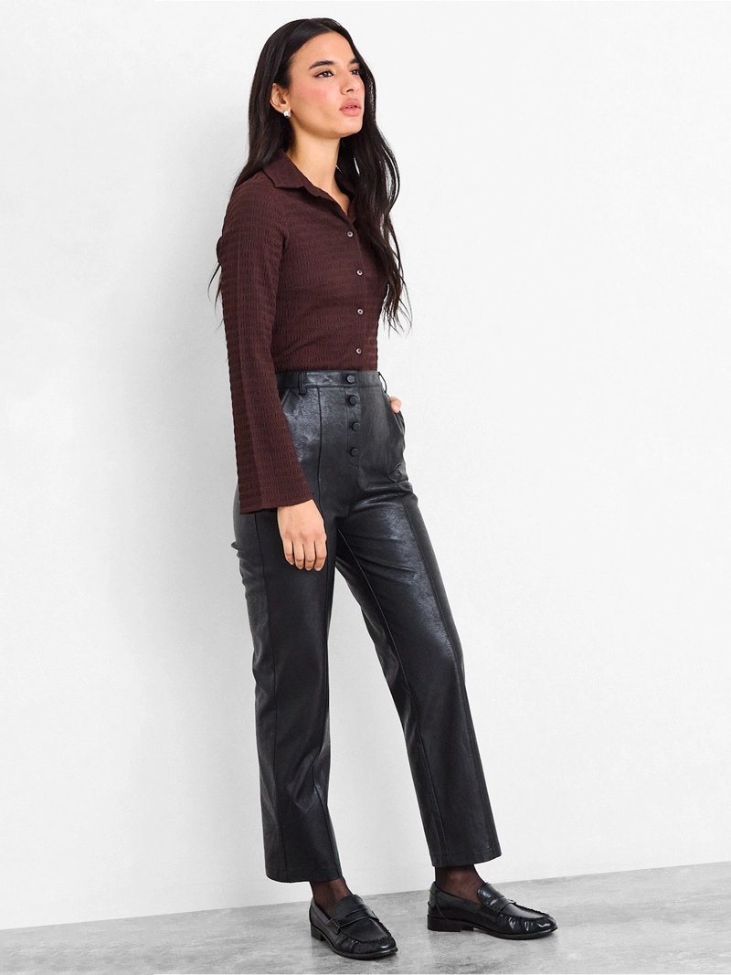 PANTALÓN MUJER IO LISO RECTO - 1