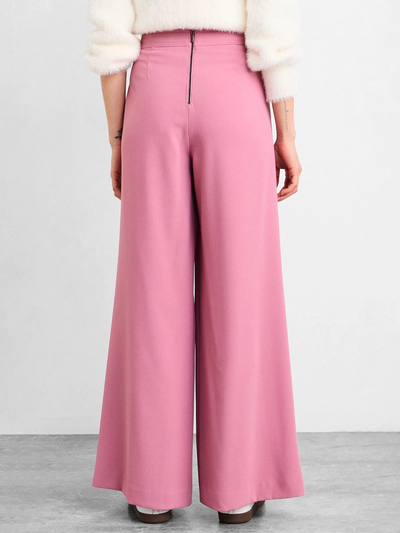 PANTALÓN MUJER IO LISO SASTRERO - 3