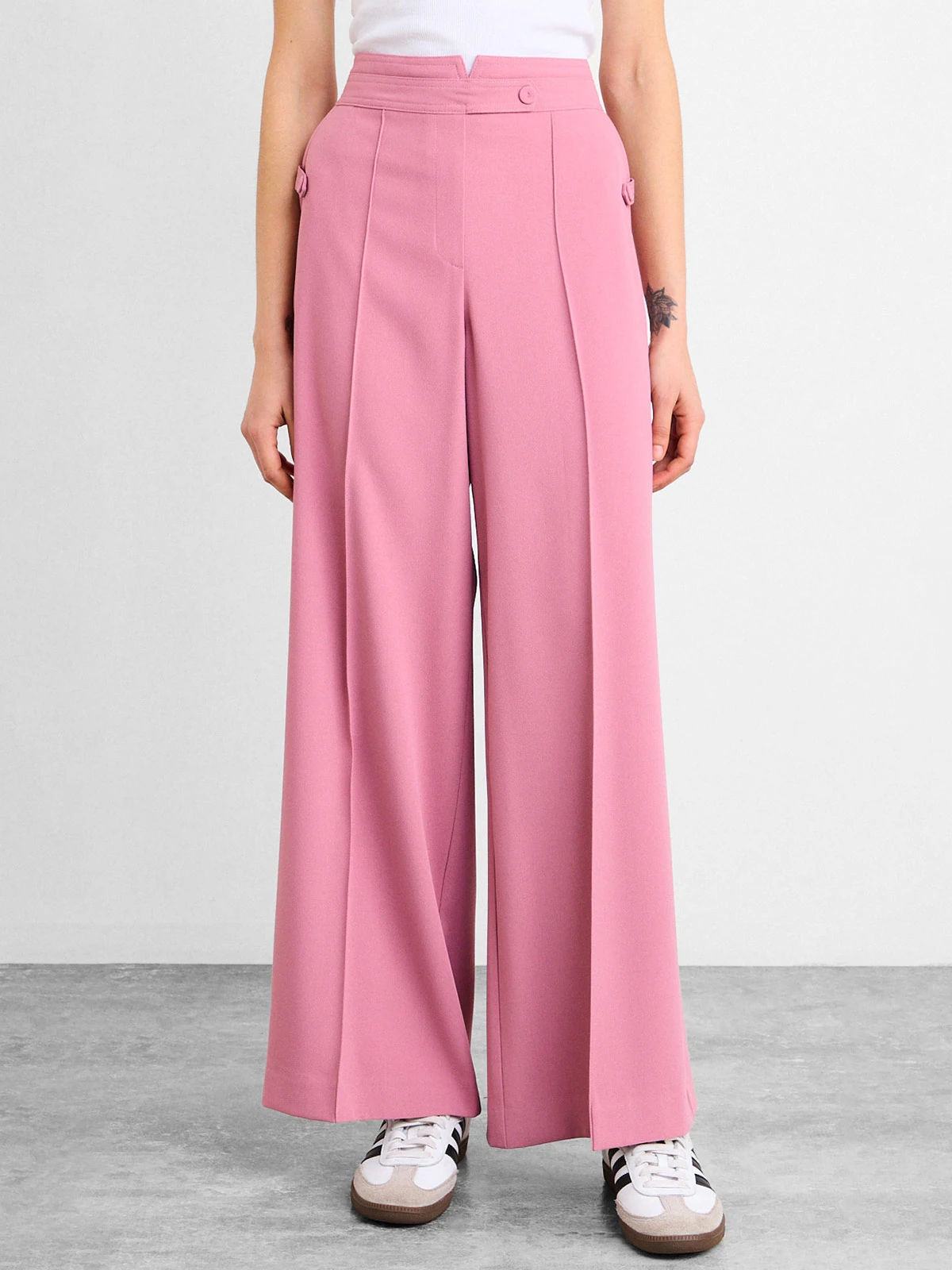 PANTALÓN MUJER IO LISO SASTRERO - 2