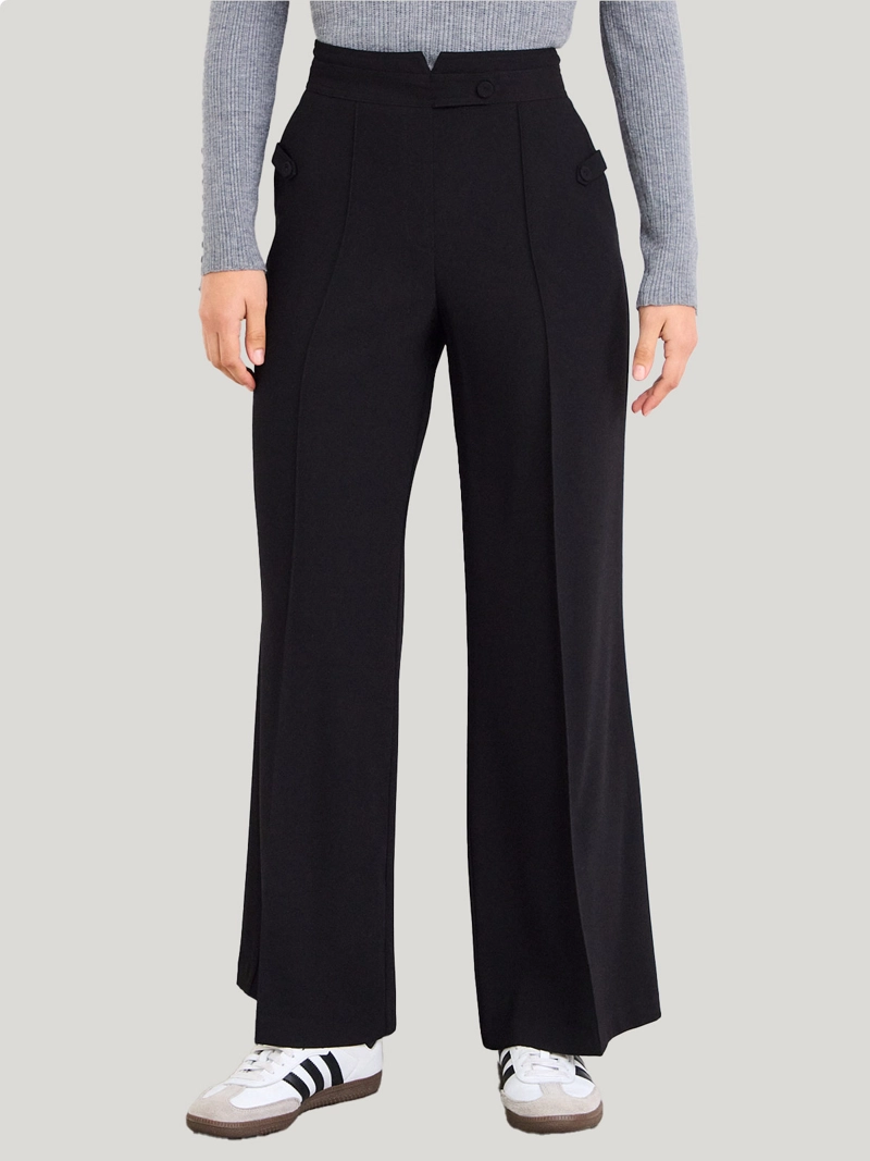 PANTALÓN MUJER IO LISO SASTRERO - 2