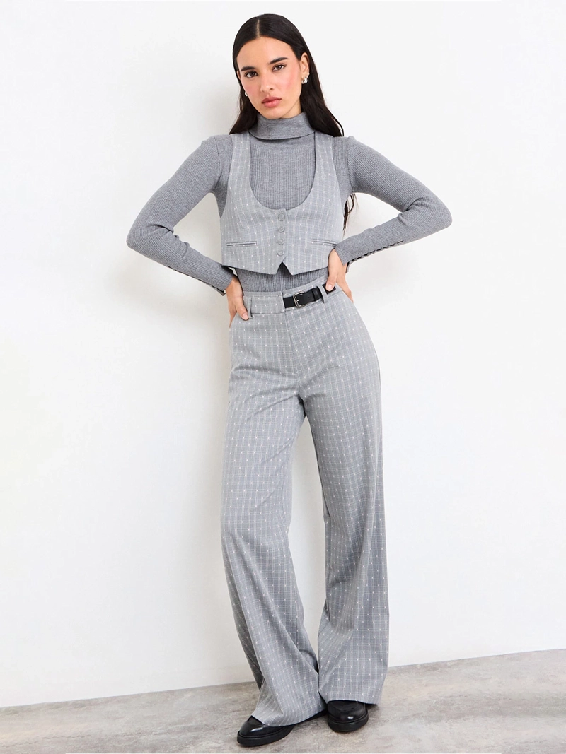 PANTALÓN MUJER IO PRINT SASTRERO - 1