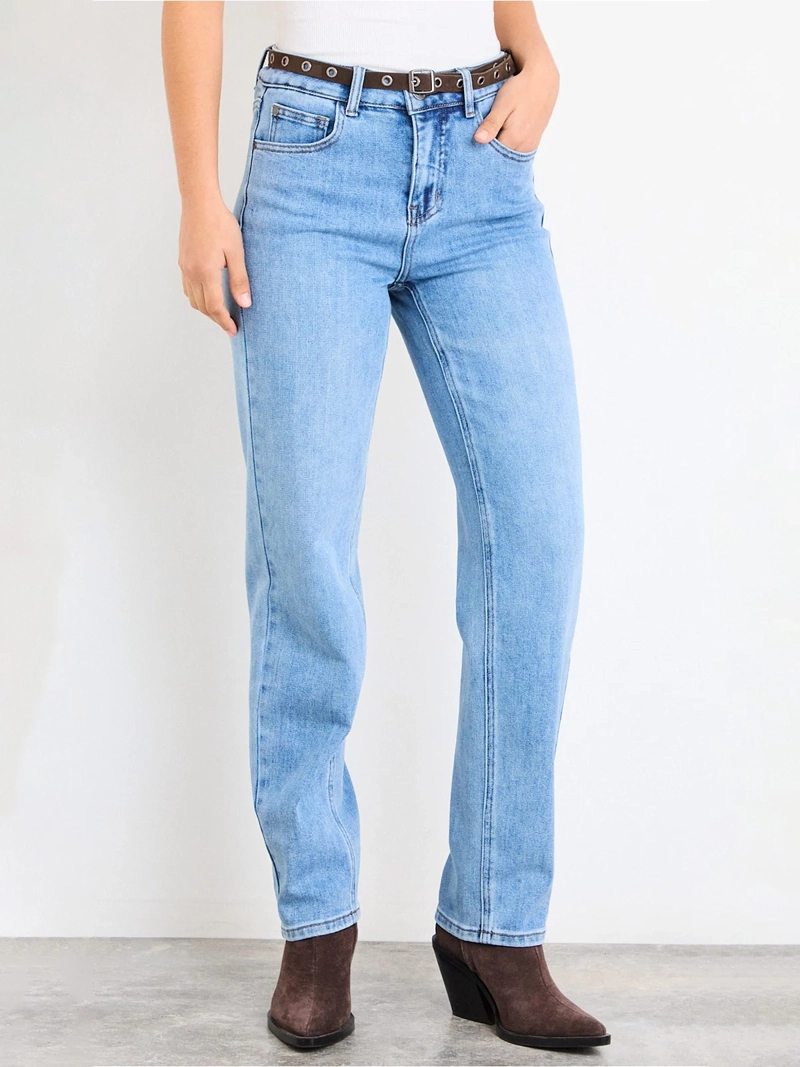 JEANS MUJER IO LISO SLIM - 2