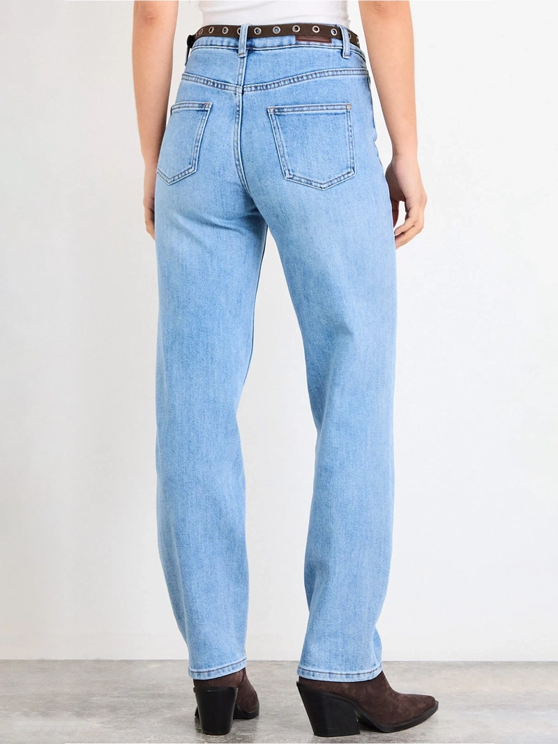 JEANS MUJER IO LISO SLIM - 3