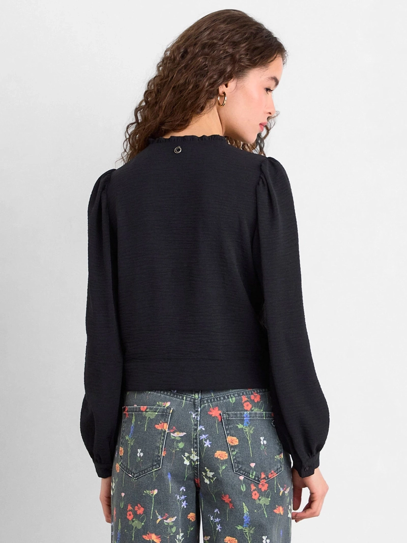 BLUSA MUJER IO LAZO CUELLO V - 2