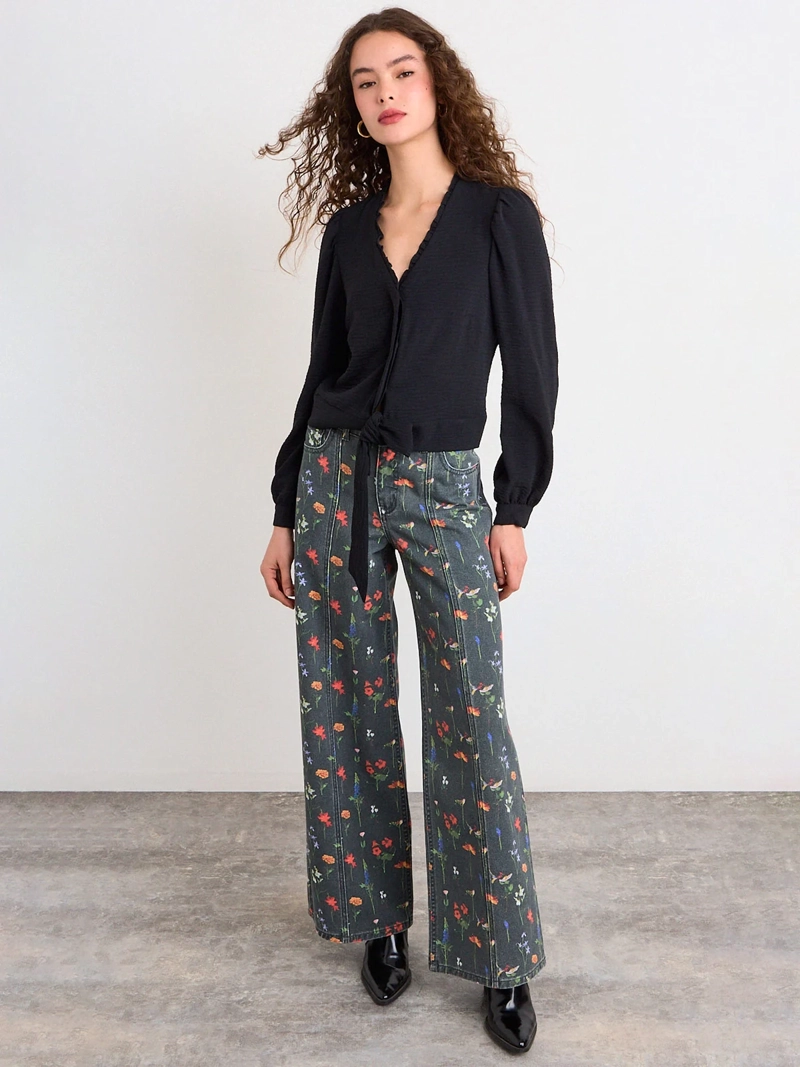 BLUSA MUJER IO LAZO CUELLO V - 4