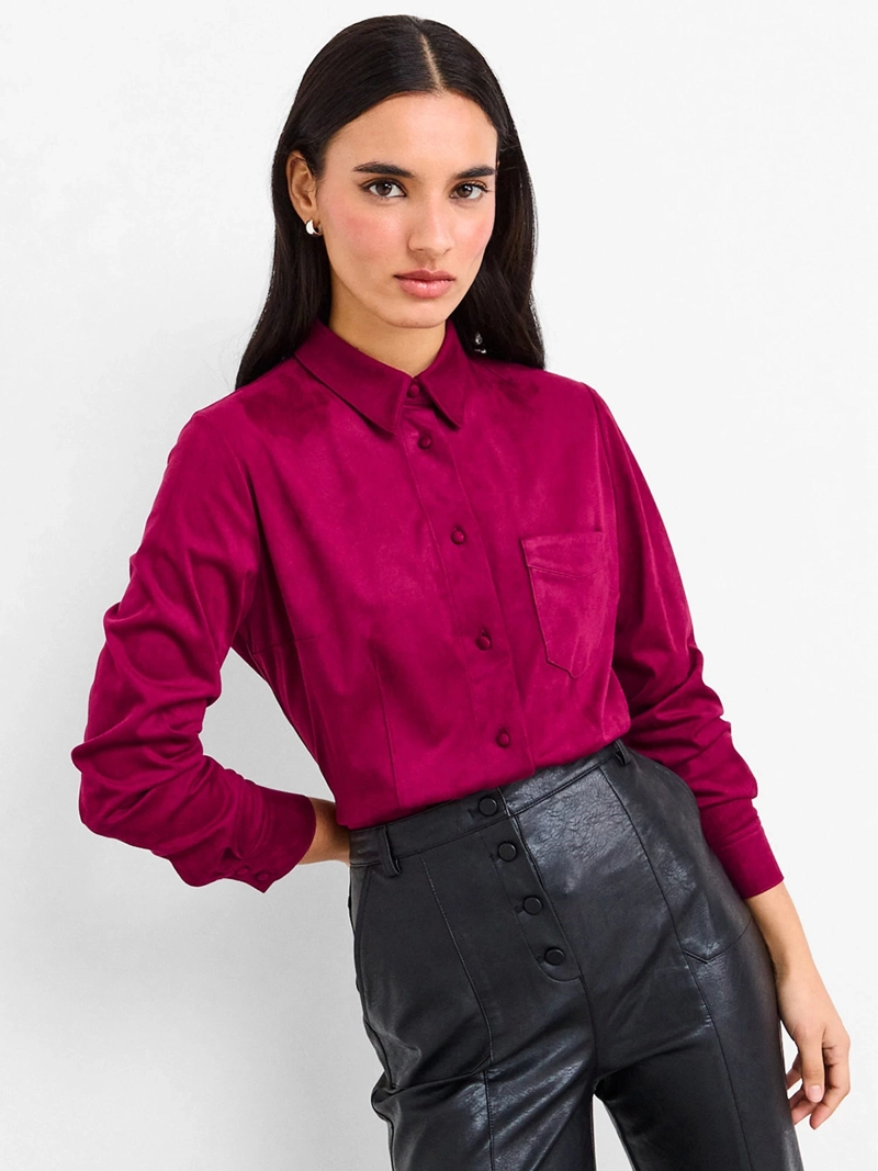 BLUSA MUJER IO MANGA LARGA LISA - 1