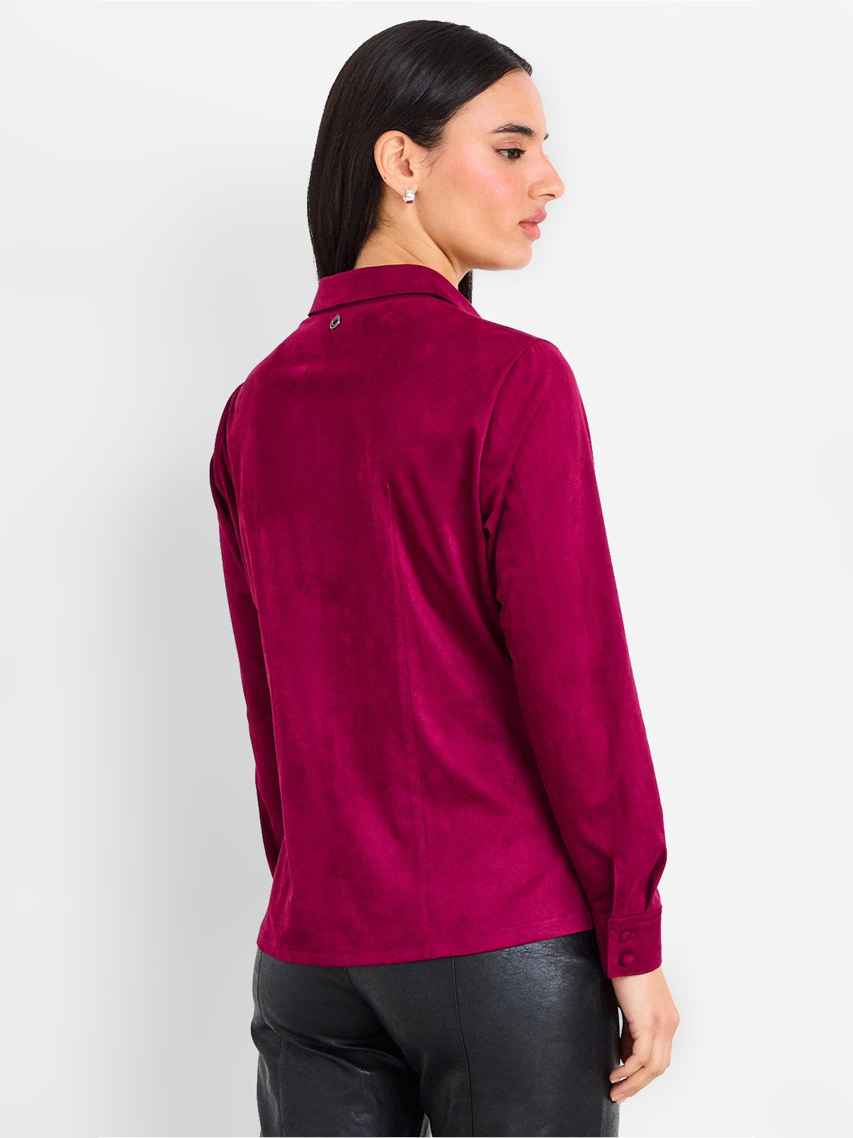 BLUSA MUJER IO MANGA LARGA LISA - 2