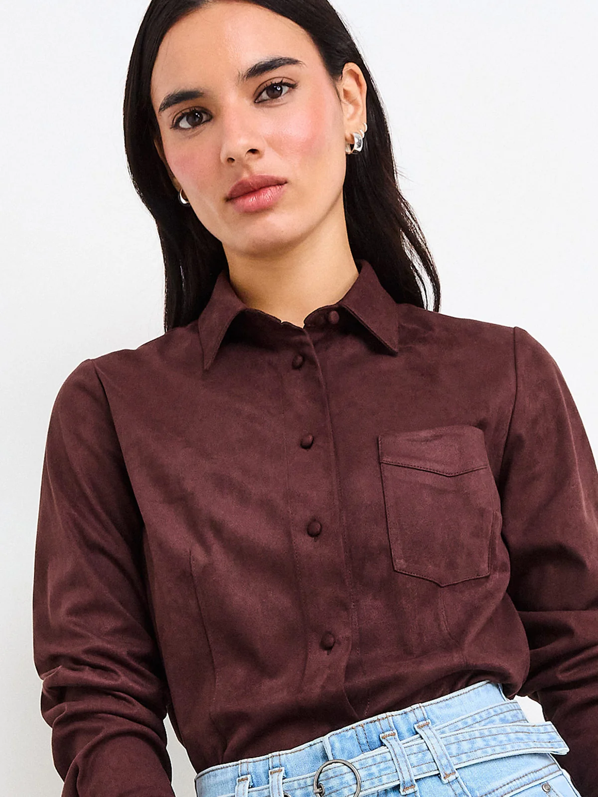 BLUSA MUJER IO MANGA LARGA LISA - 3