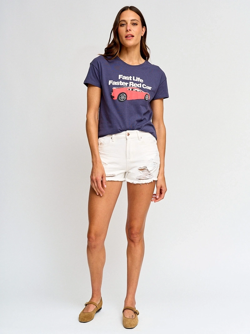 POLERA MUJER INDEX ALGODÓN MANGA CORTA - 4