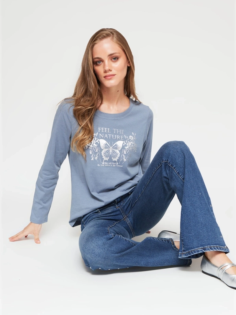 POLERA MUJER INDEX ALGODÓN MANGA CORTA - 4