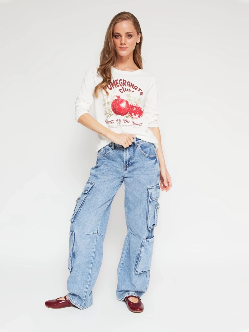 POLERA MUJER INDEX ALGODÓN MANGA CORTA - 4
