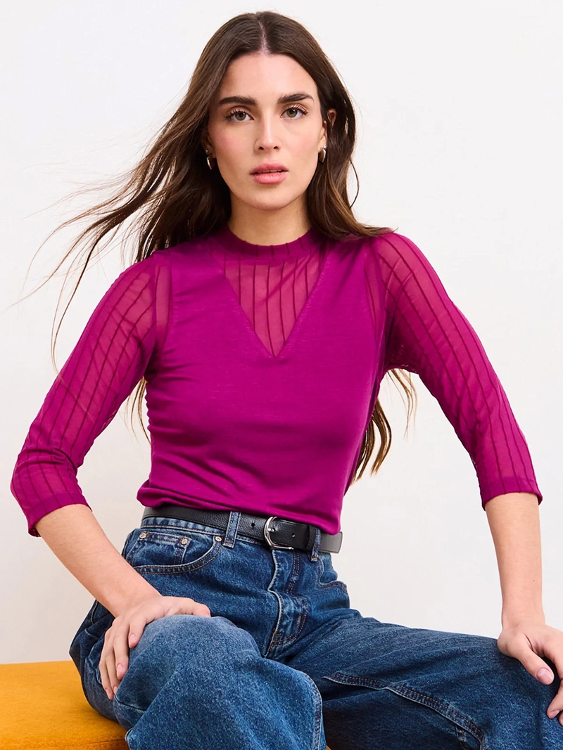 POLERA MUJER IO MANGA LARGA - 1