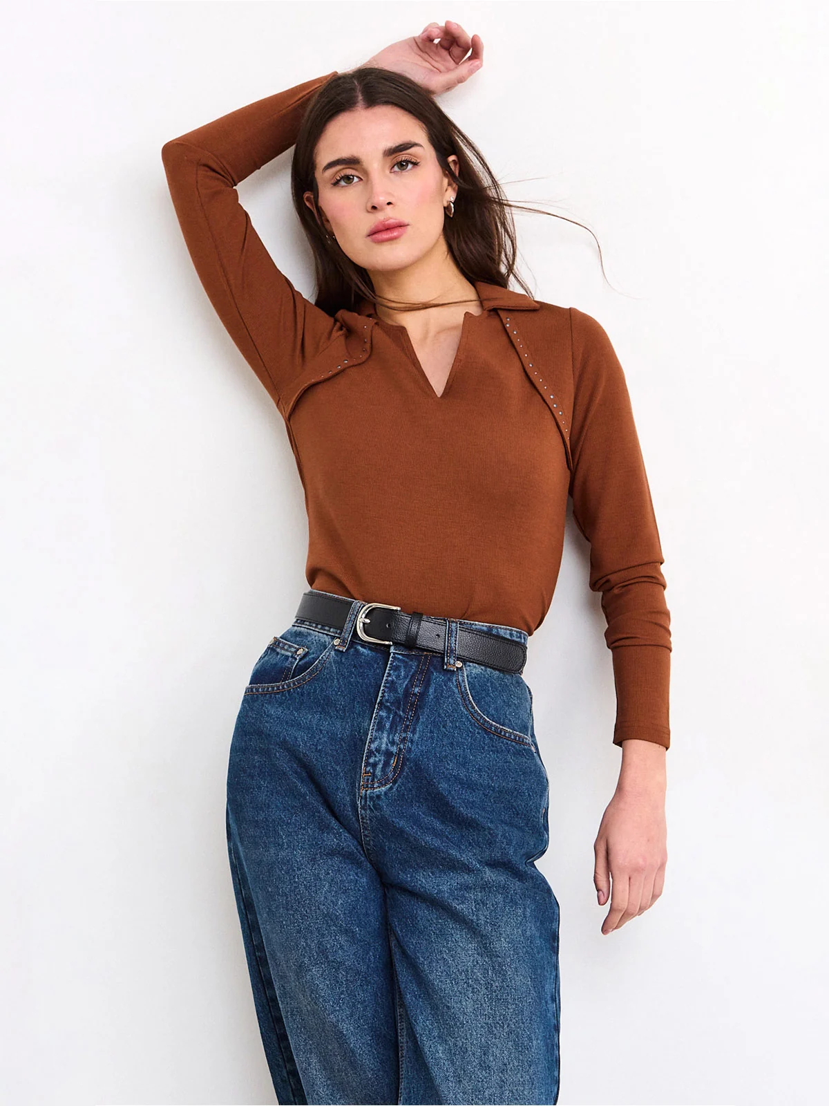 POLERA MUJER IO MANGA LARGA - 1