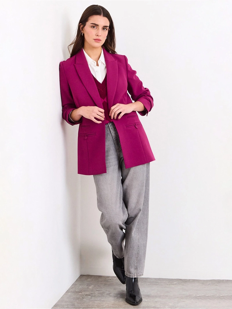 BLAZER MUJER IO LISO - 4