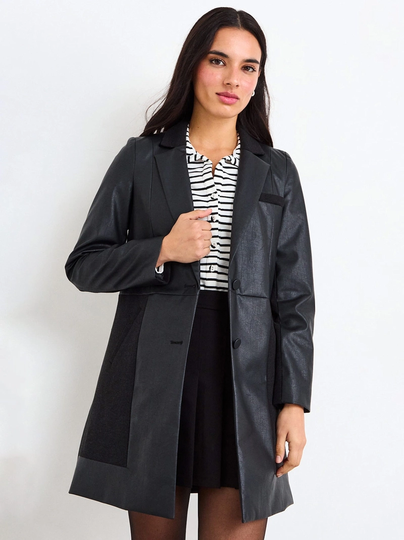 CHAQUETÓN MUJER IO LISO - 1
