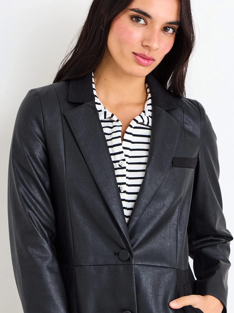 CHAQUETÓN MUJER IO LISO - 3