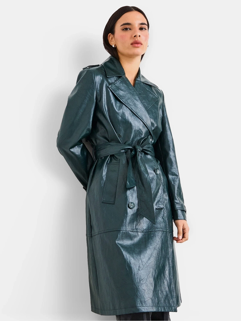 TRENCH IMPERMEABLE MUJER IO LISO - 1