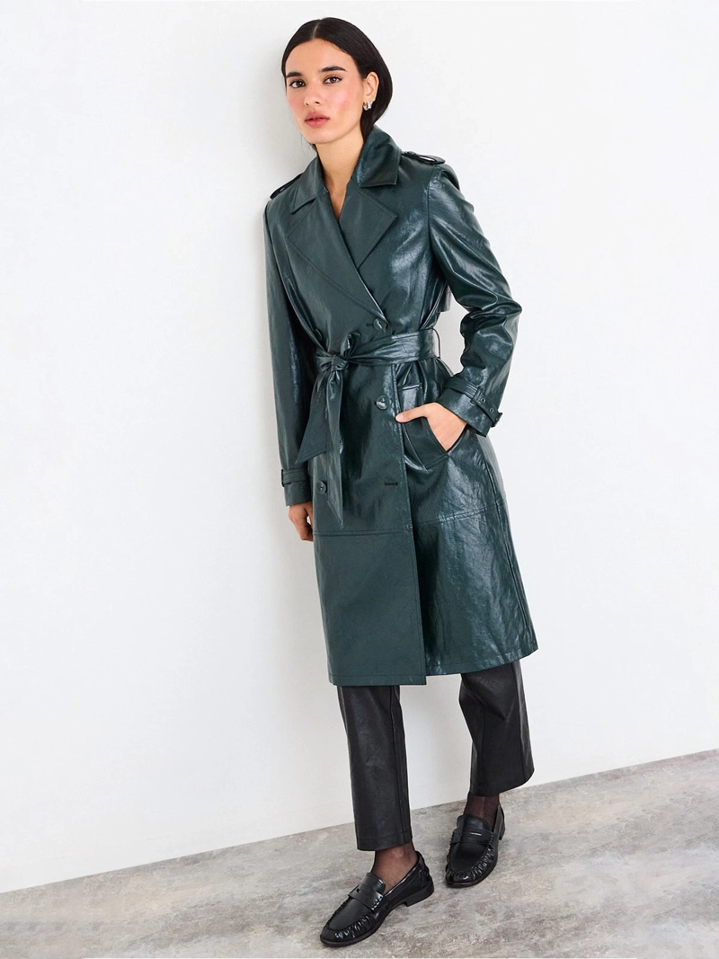 TRENCH IMPERMEABLE MUJER IO LISO - 4
