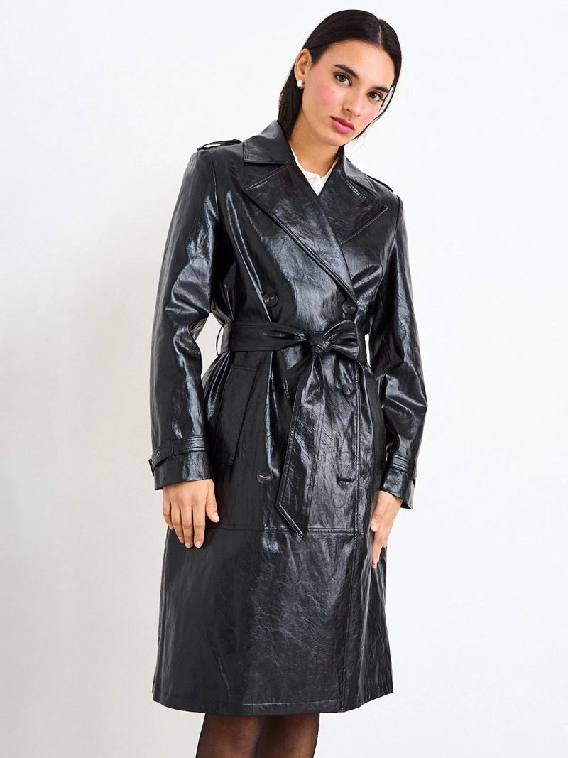 TRENCH IMPERMEABLE MUJER IO LISO - 3