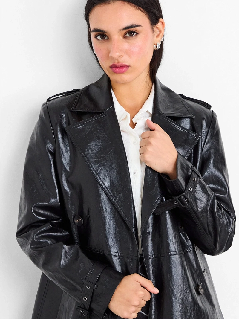 TRENCH IMPERMEABLE MUJER IO LISO - 4