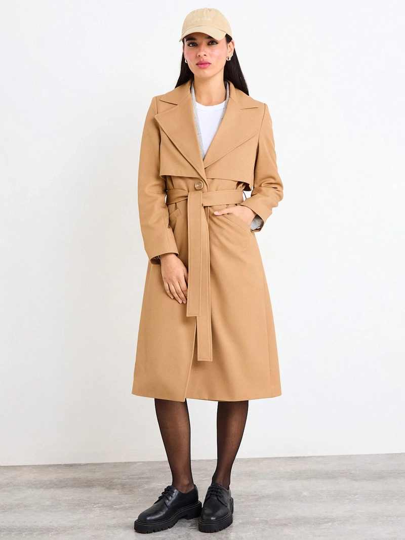 TRENCH IMPERMEABLE MUJER IO LISO - 4