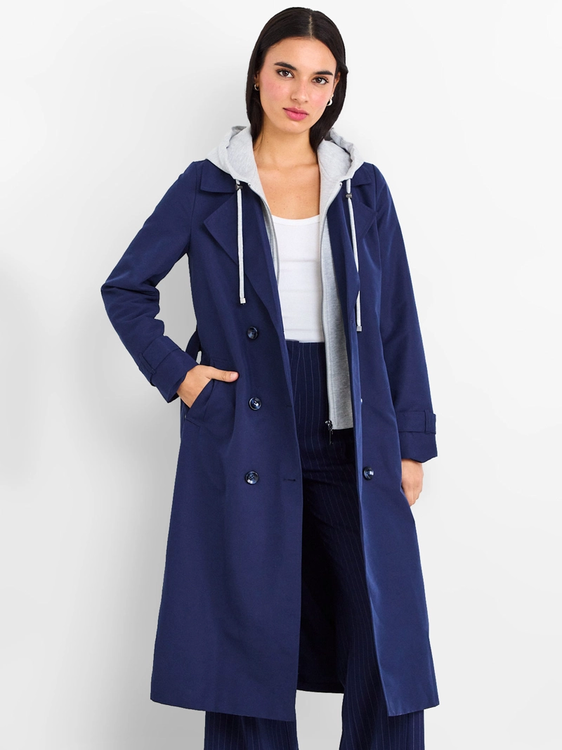 TRENCH IMPERMEABLE MUJER IO LISO - 1