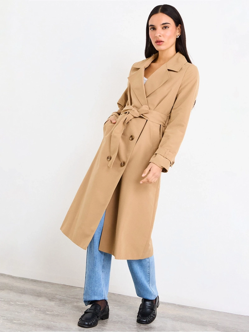 TRENCH IMPERMEABLE MUJER IO LISO - 4