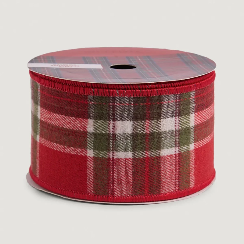 ADORNO NAVIDEÑO RIPLEY HOME TEDDY CINTA ESCOCES VERDE - 2