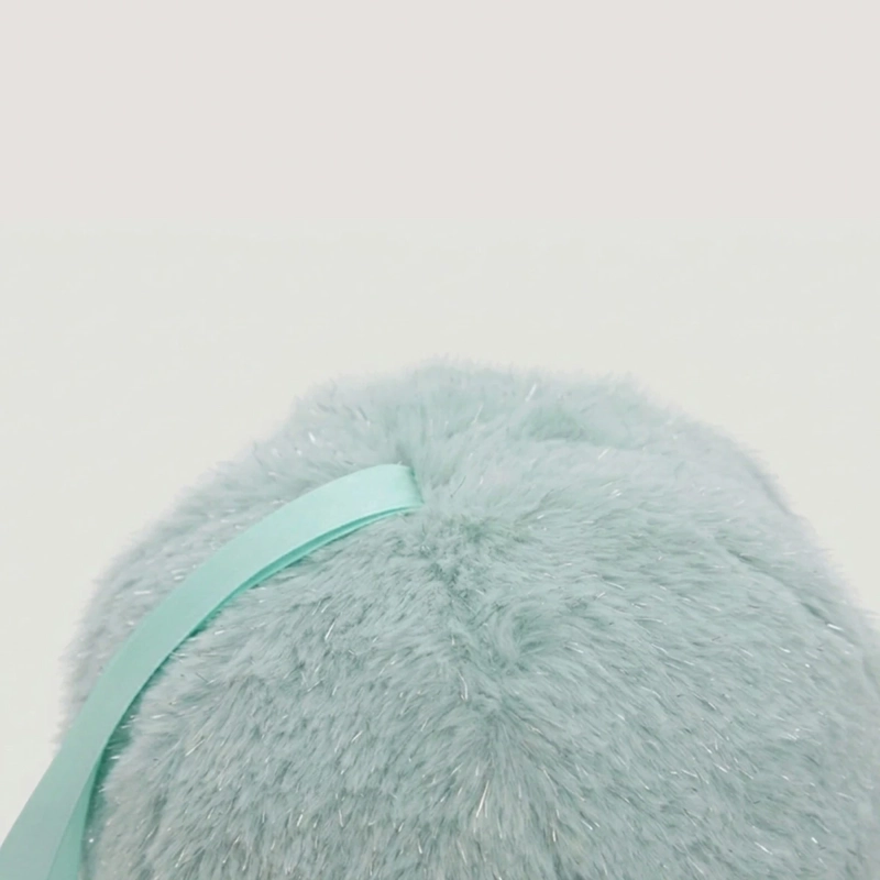 ADORNO NAVIDEÑO RIPLEY HOME NORDIC XMAS ESFERA PELUDA AQUA - 3