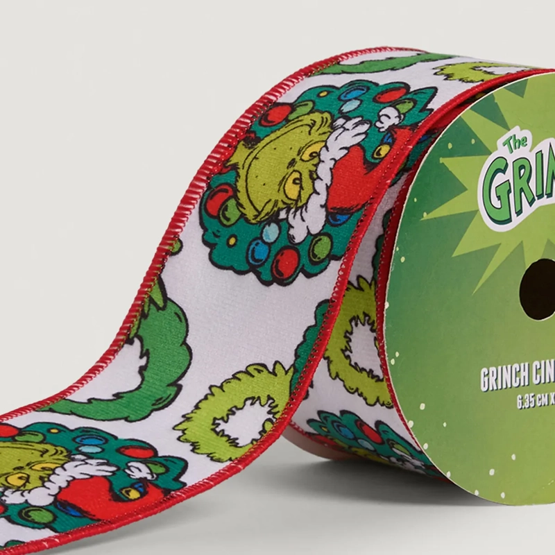 ADORNO NAVIDEÑO GRINCH CINTA CARA - 3