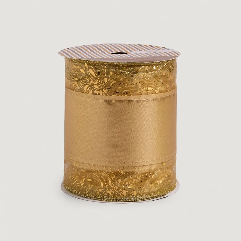 ADORNO NAVIDEÑO RIPLEY HOME CINTA XL DORADO - 2