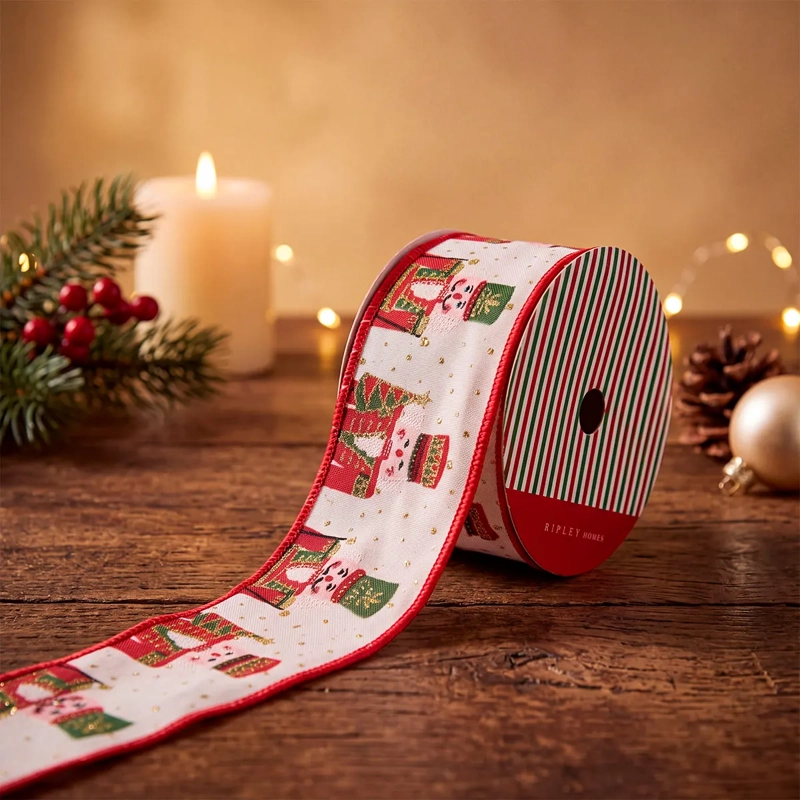ADORNO NAVIDEÑO RIPLEY HOME TRADITIONAL XMAS CINTA CASCANUEZ - 1