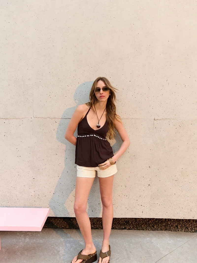 BLUSA MUJER INDEX SIN MANGAS CONCHITAS