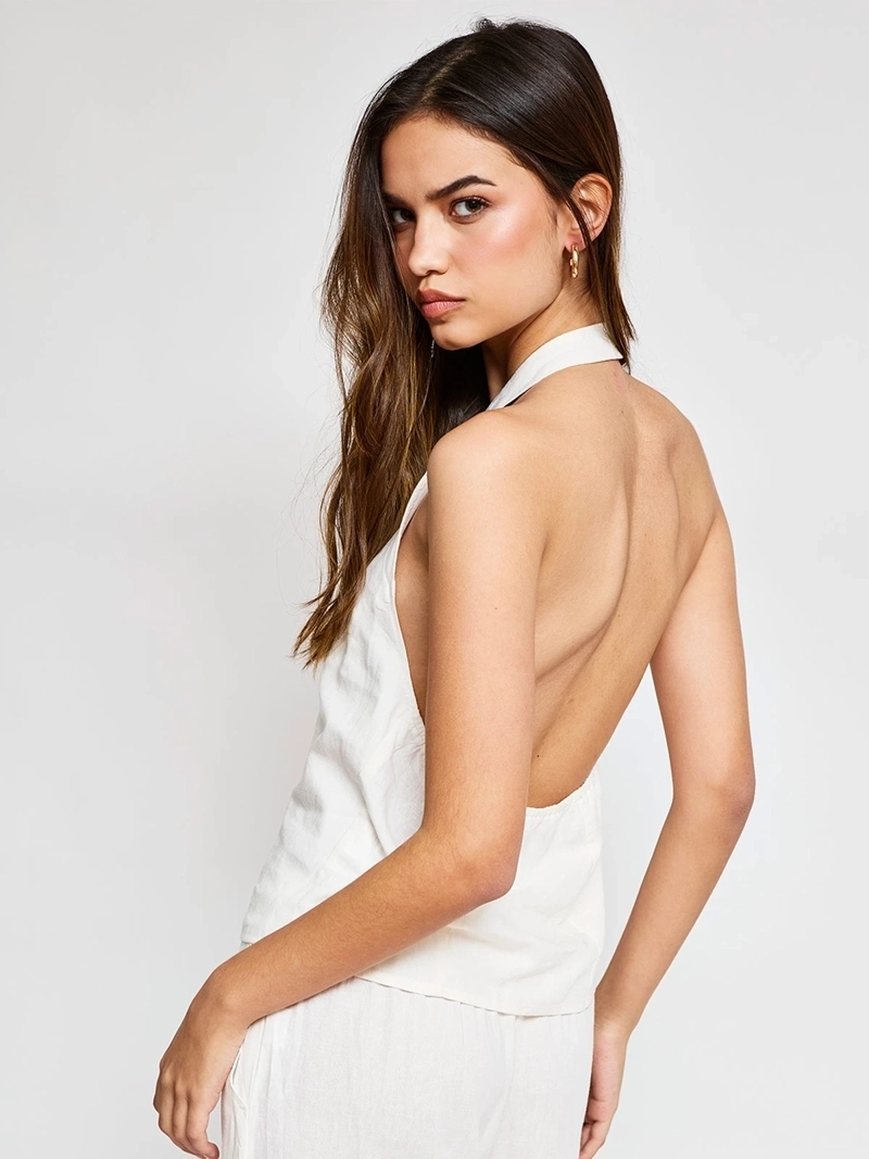 BLUSA MUJER INDEX HALTER LAZO - 2