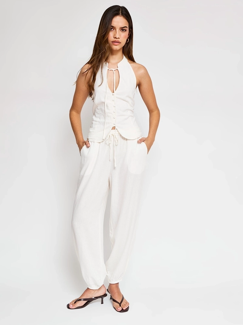 BLUSA MUJER INDEX HALTER LAZO - 4