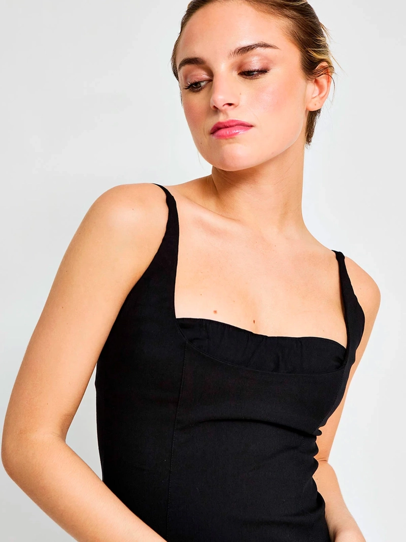 VESTIDO MUJER INDEX LARGO AJUSTADO - ELEGIDO TINI - 3