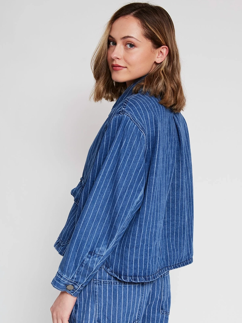 CHAQUETA MUJER BARBADOS ALGODÓN DENIM - 2