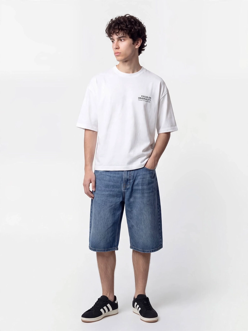 POLERA HOMBRE INDEX BOXY FIT ALGODÓN PRINT - 5