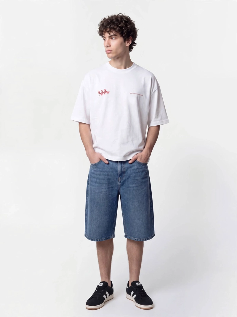 POLERA HOMBRE INDEX BOXY FIT ALGODÓN PRINT - 5