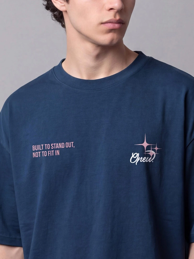 POLERA HOMBRE INDEX BOXY FIT ALGODÓN - 3