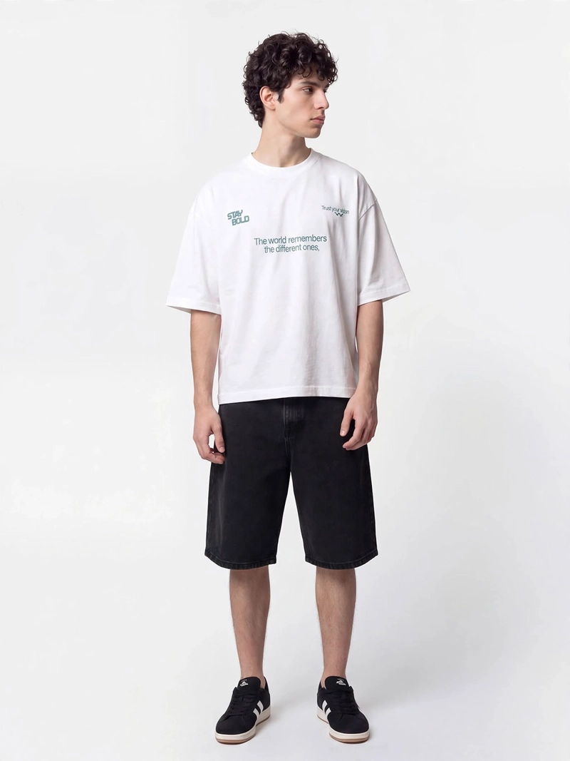 POLERA HOMBRE INDEX BOXY FIT ALGODÓN - 5
