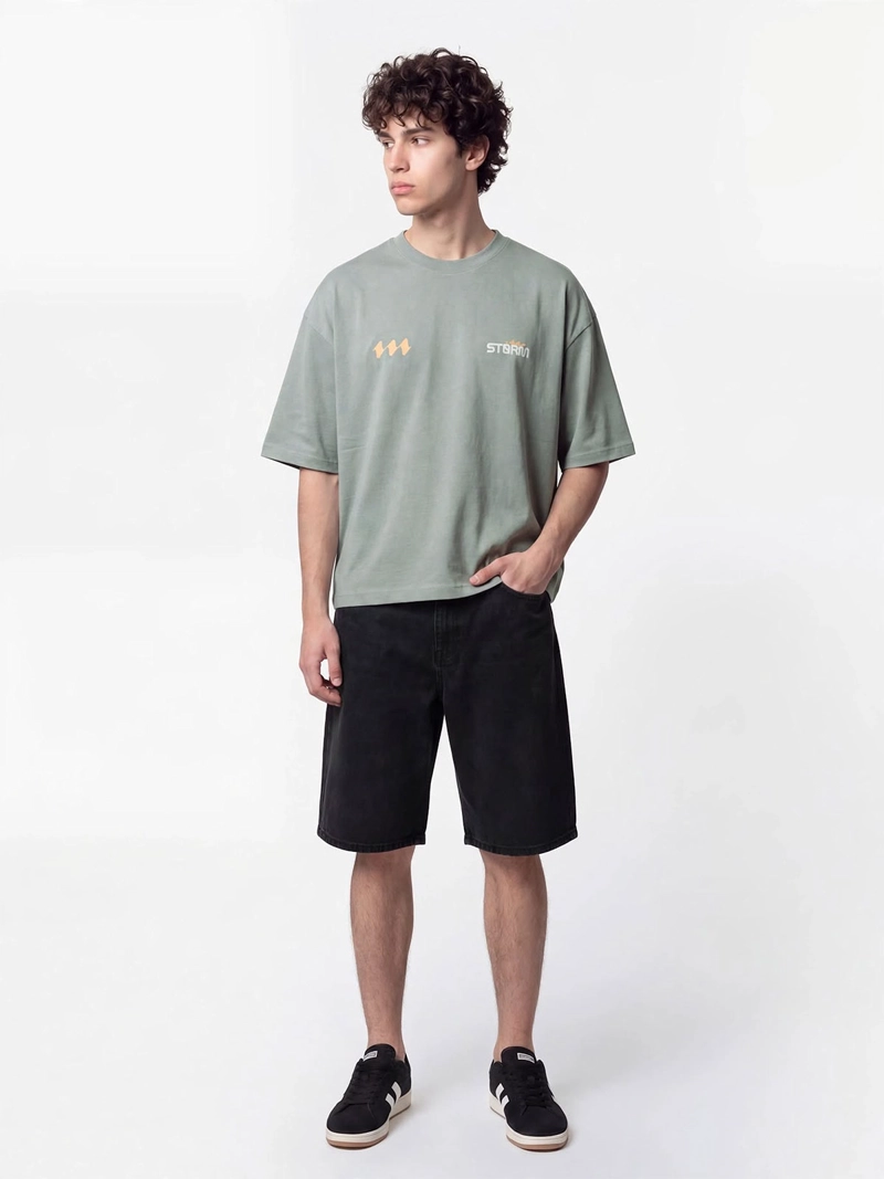 POLERA HOMBRE INDEX BOXY FIT ALGODÓN - 5