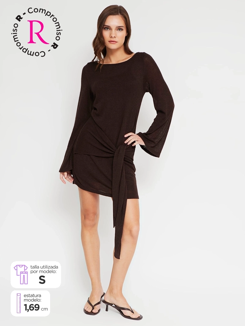 VESTIDO MUJER INDEX CORTO NUDO