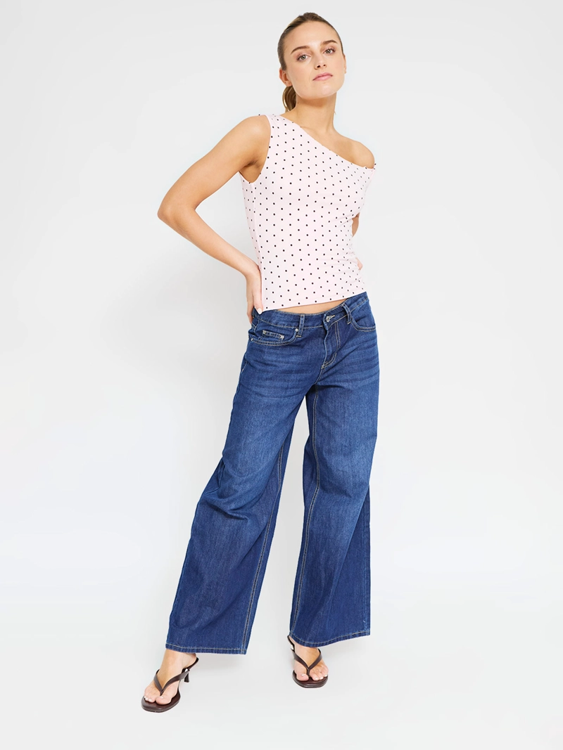 POLERA MUJER INDEX SIN MANGAS ASIMÉTRICO - 4