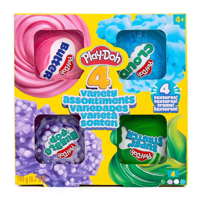 SET BOX SLIME PLAY-DOH VARIETY 4 PIEZAS - 1