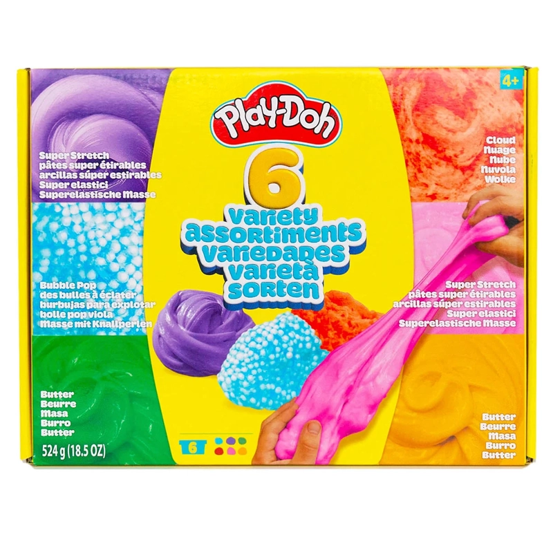 SET BOX SLIME PLAY-DOH VARIETY 6 PIEZAS - 1