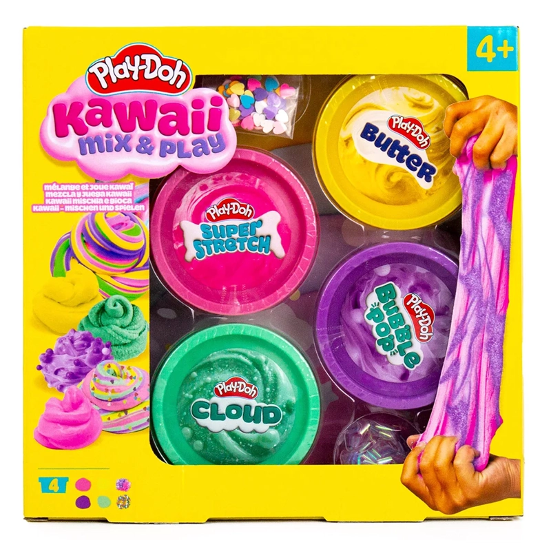 SET SLIME PLAY-DOH KAWAII 4 PIEZAS - 1