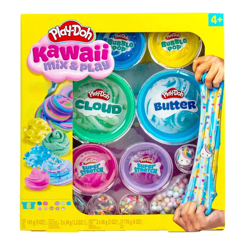 SET SLIME PLAY-DOH KAWAII MIX AND PLAY - 1