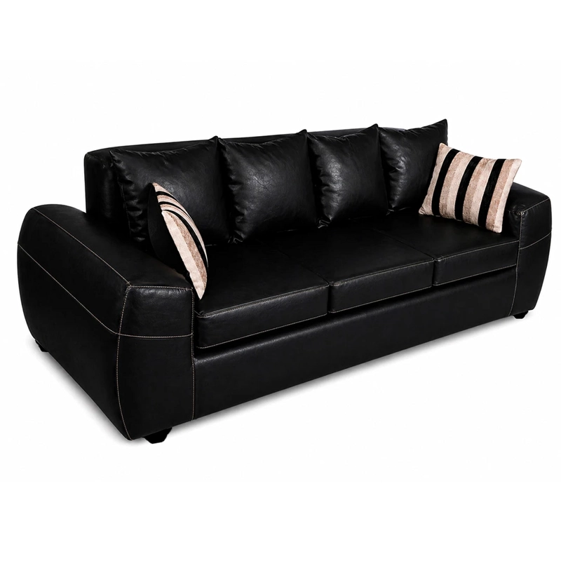 JUEGO DE LIVING ELEGANT DETAIL HOUSTON PU 3-1-1 - 3