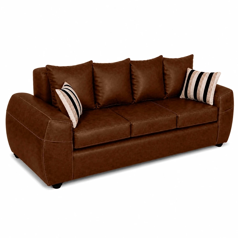 JUEGO DE LIVING ELEGANT DETAIL HOUSTON PU 3-1-1 - 3